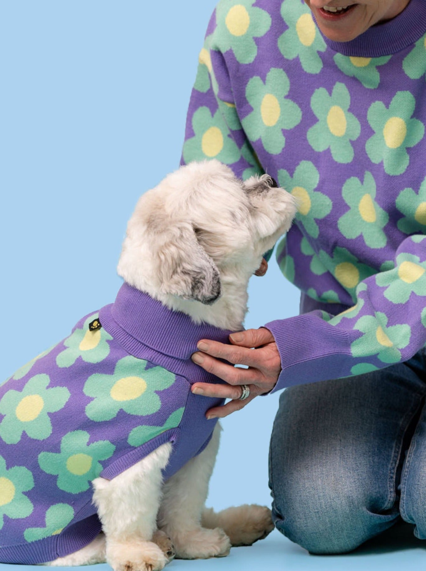 Purpleflower Dog Jumper