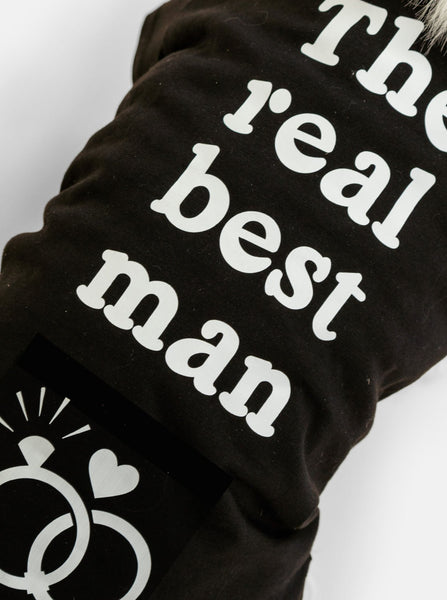 The Real Best Man Wedding Dog T-Shirt